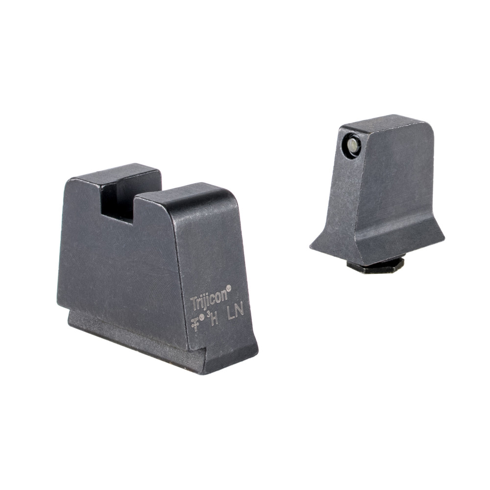 Trijicon Suppressor Night Sight Set for Glock 42 in Black and Green