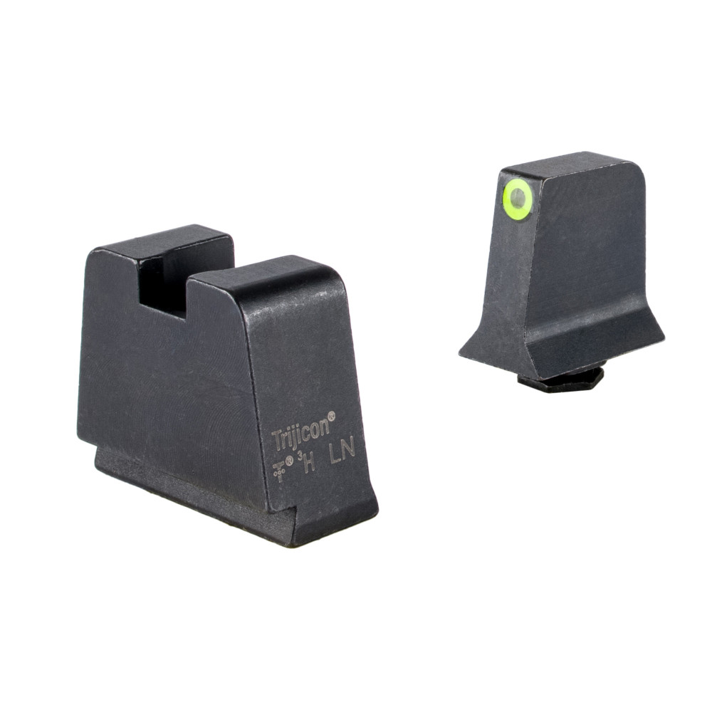 Trijicon Suppressor Night Sight Set for Glock 42, Yellow Front/Medium Rear