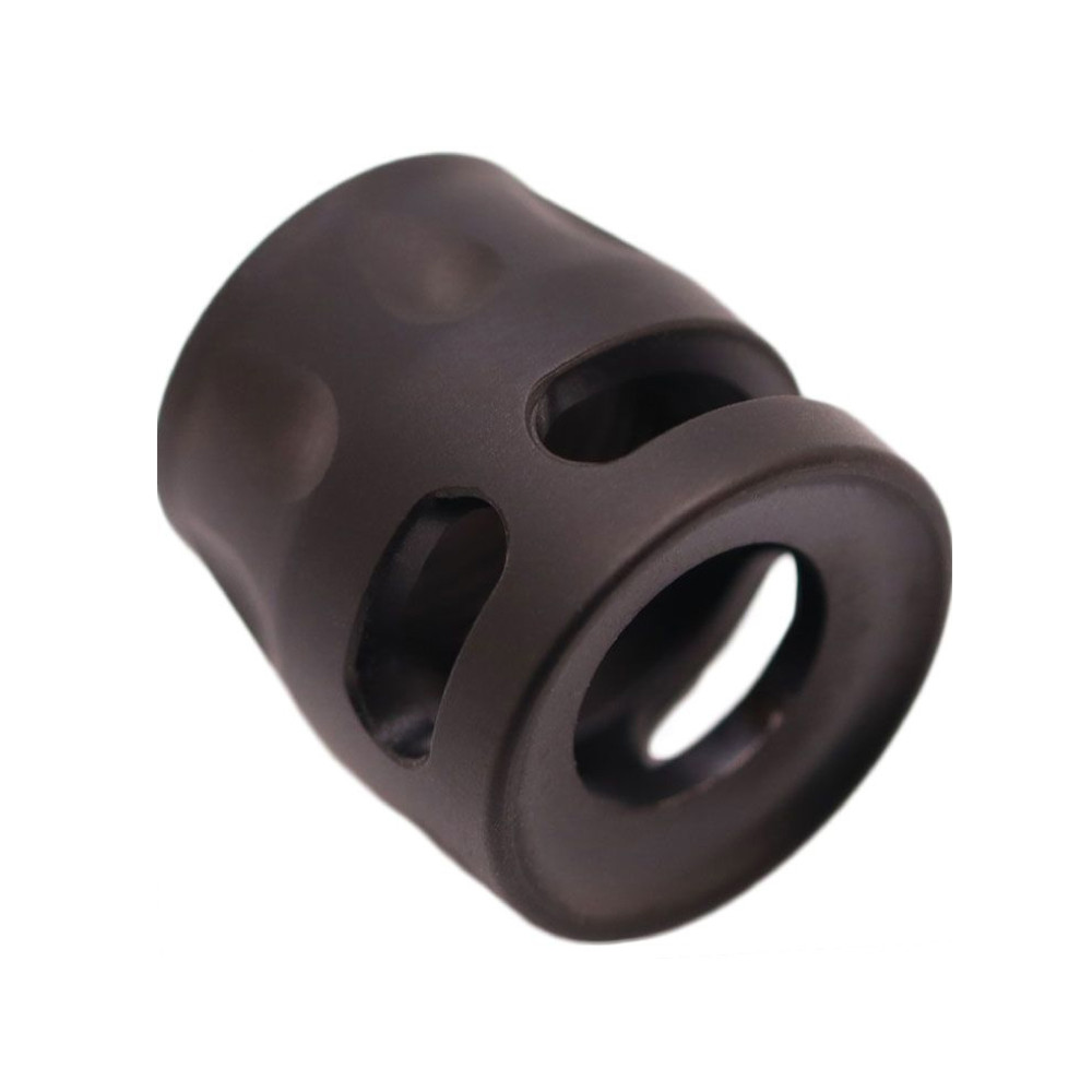 True Precision Micro Comp 1/2x28 Black DLC