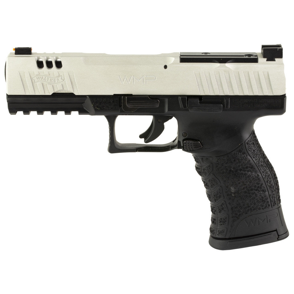 Walther WMP 22WMR 4.5" 15RD, Silver/Black