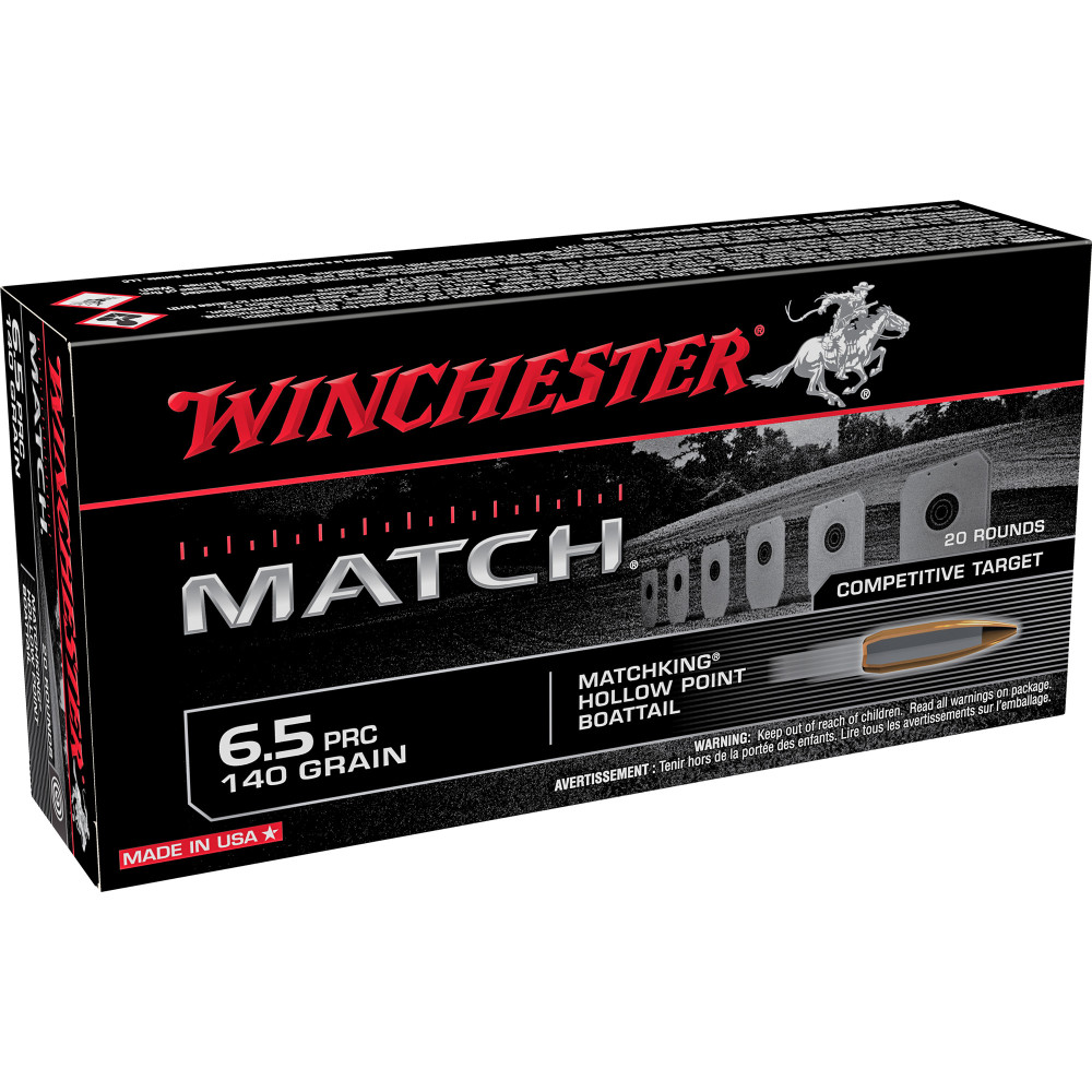 Winchester PRC Match 6.5 PRC 140GR BTHP 20/2