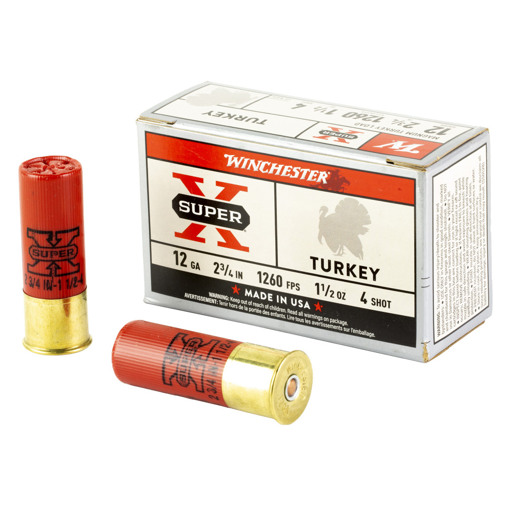 Winchester Super X Turkey 12GA 2.75" #4 10/100