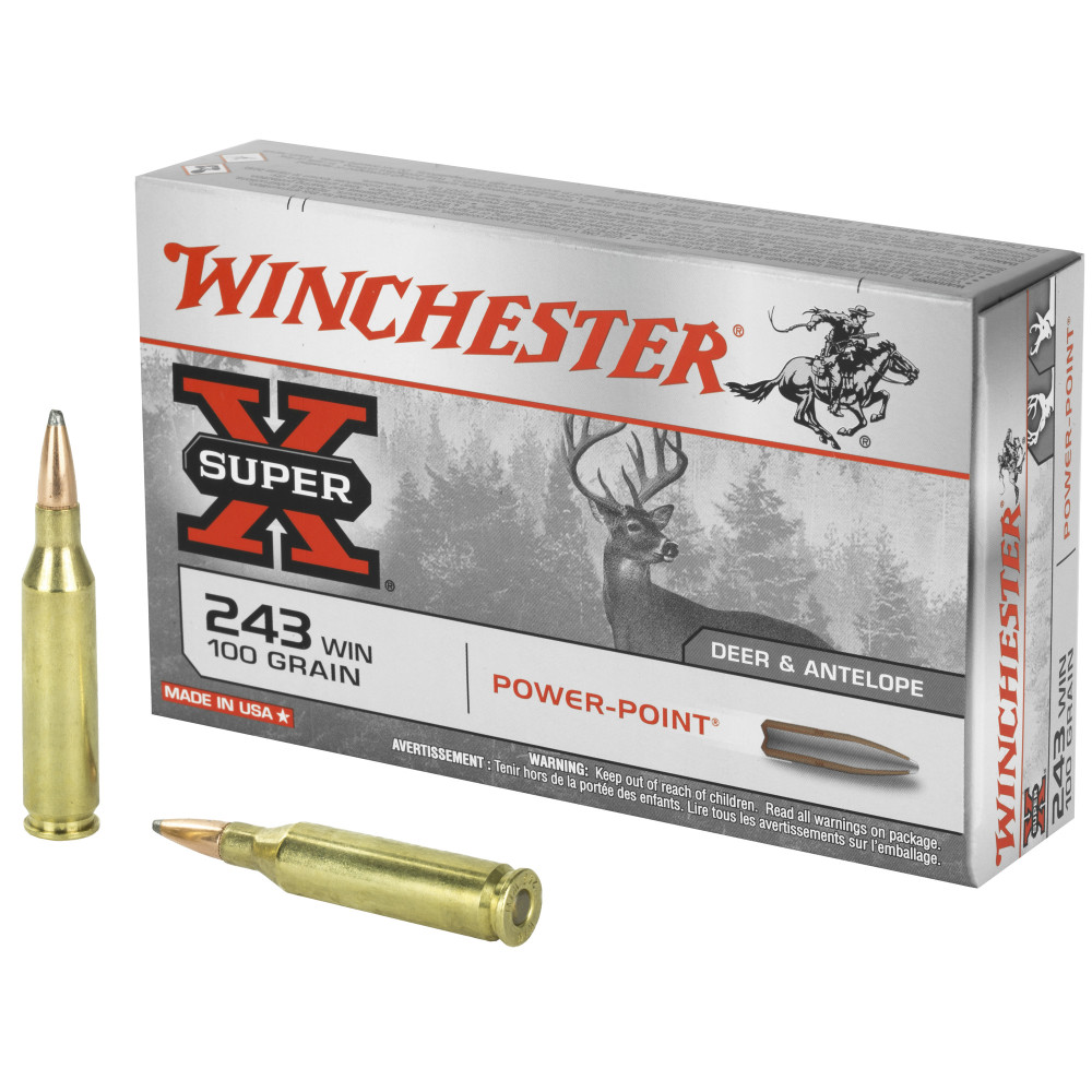 Winchester SPRX 243WIN 100GR PP 20/200