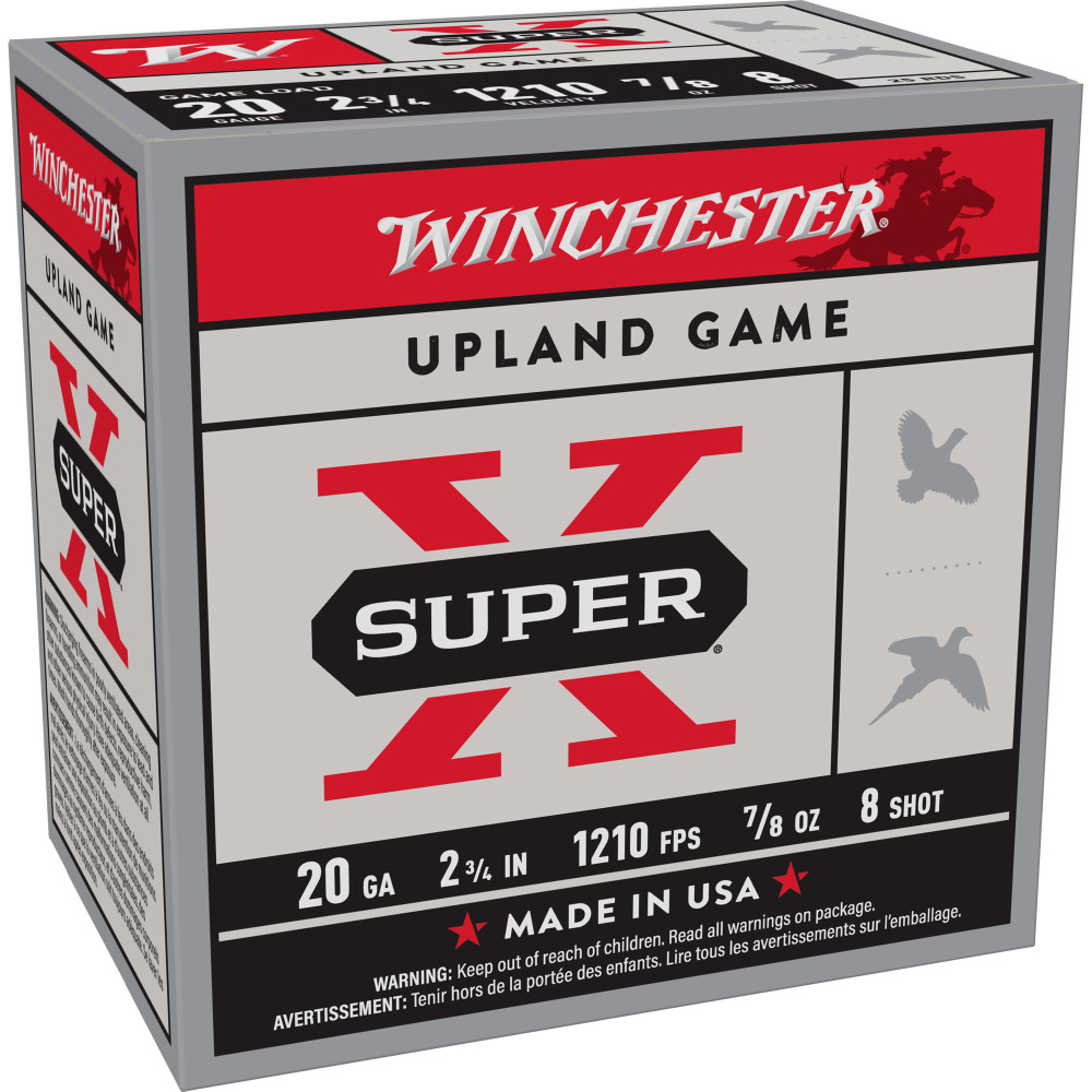 Winchester Super X 20GA 2.75" #8 25/250