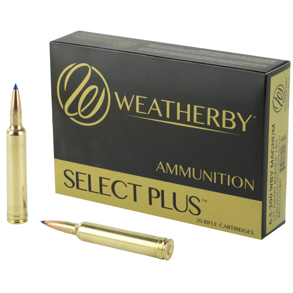 Weatherby 6.5-300WBY 127GR LRX 20/200