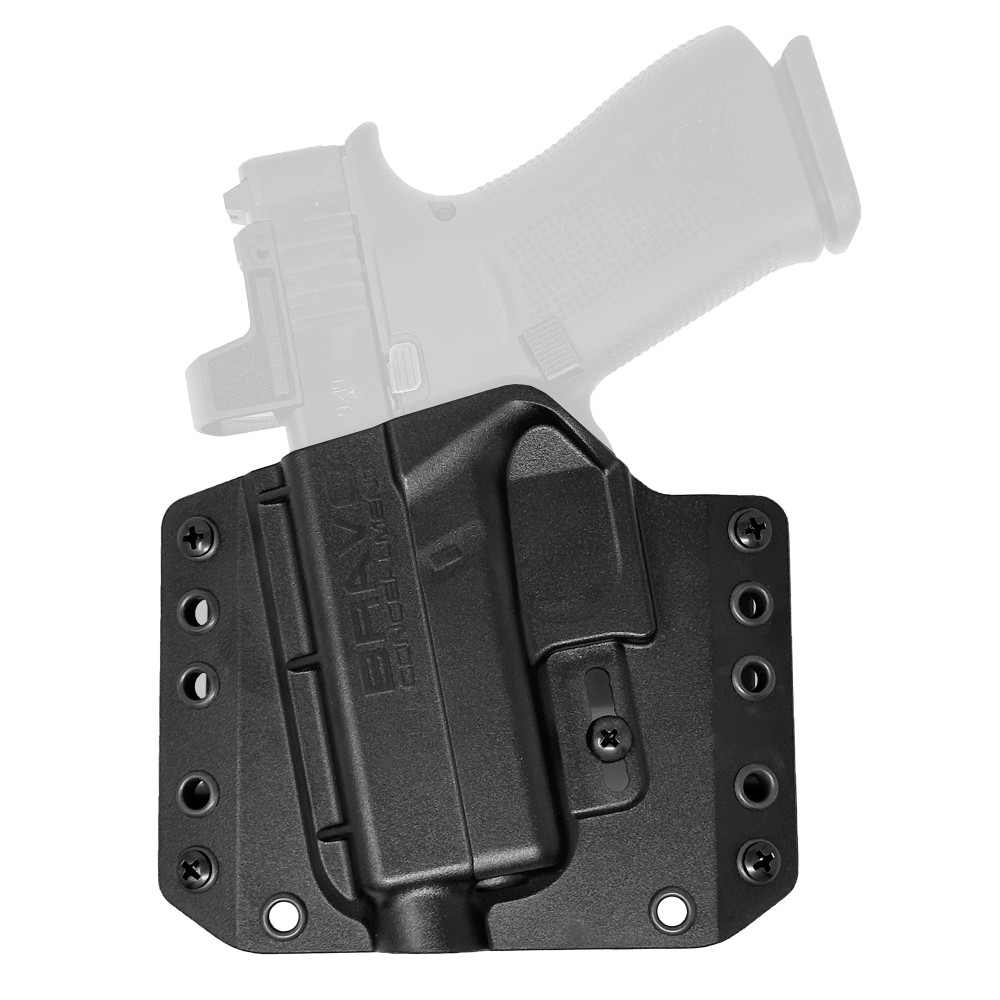 Bravo Concealment Glock 43X MOS OWB Black Left Hand