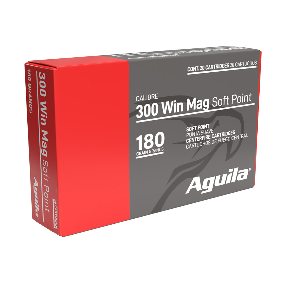 Aguila 300 Win Mag 180gr SP 20/200