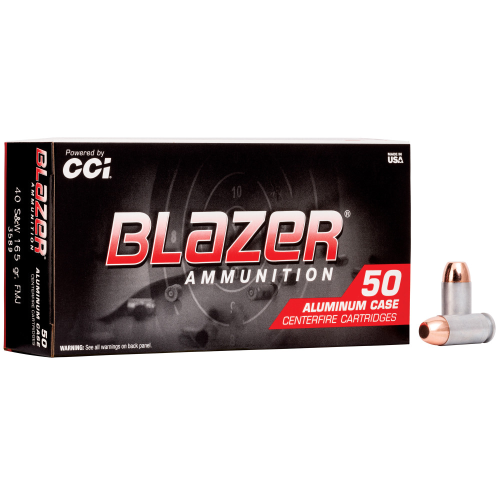 Blazer 40SW 165GR FMJ 50/1000