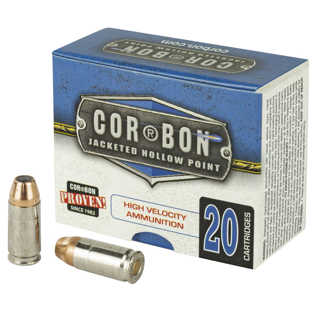 Corbon 9MM+P 90GR JHP 20/500