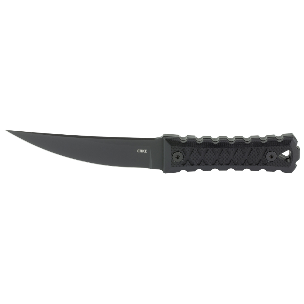 CRKT HZ4 4.76" PLN EDGE BLK W/SHEATH