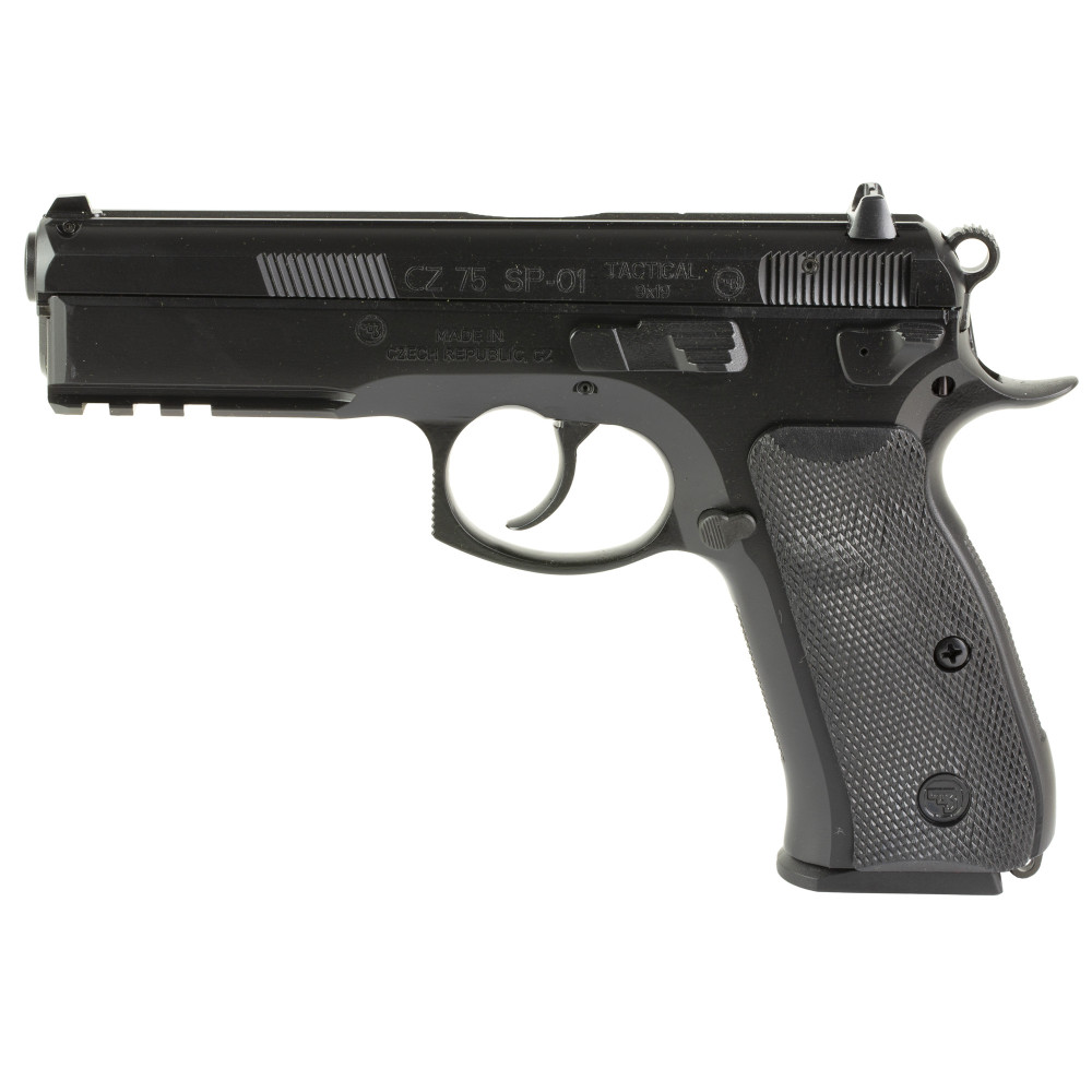 CZ 75 SP-01 Tactical 9MM 4.6" Barrel, Black Finish, 10 Round Magazine