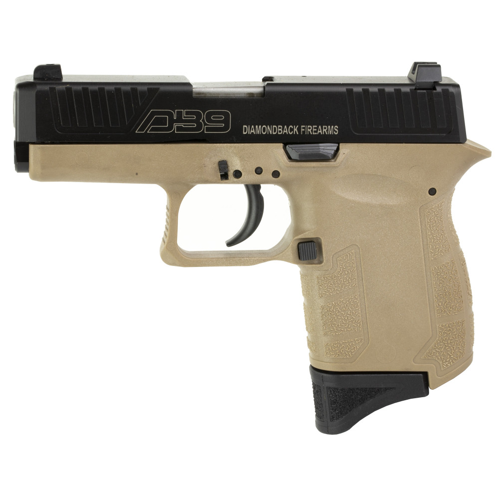 Diamondback DB9 9MM 6RD FS Poly FDE/BLK