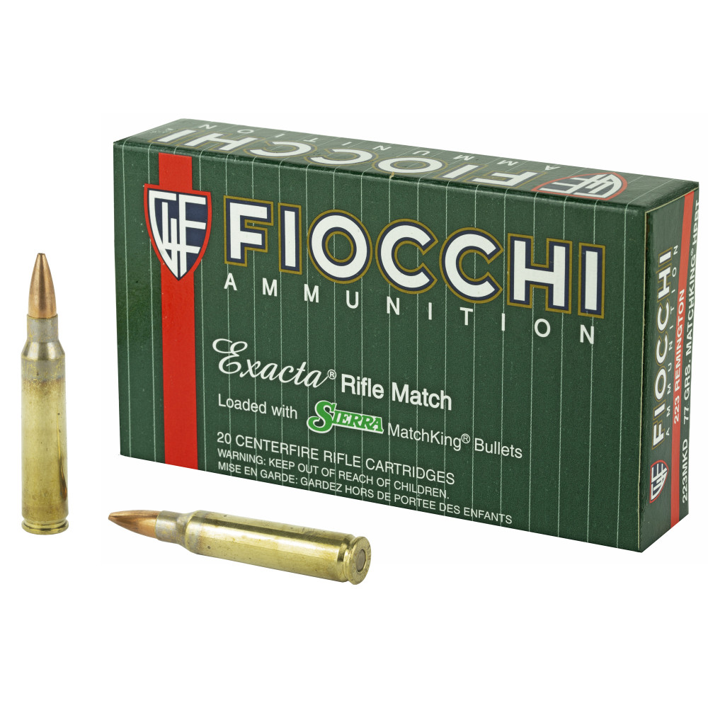 Fiocchi 223REM 77GR HPBT MK 20/200