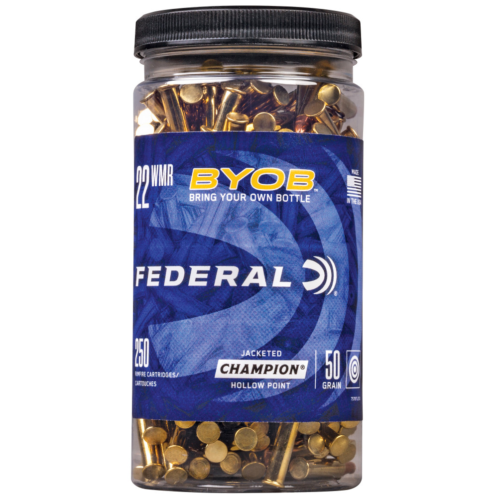 Federal Champion 22 WMR 50GR JHP 250CT