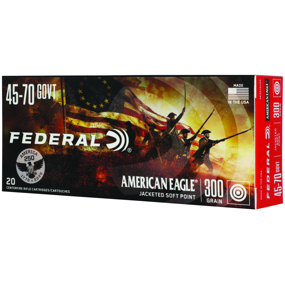 Federal 250th Anniversary 45-70 Government 300GR SP