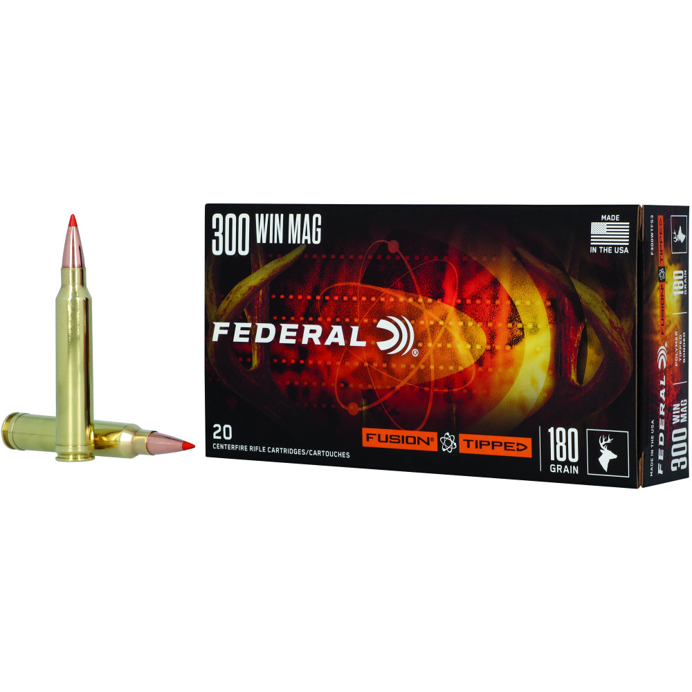 Federal Fusion Tipped 300WIN 180GR 20/200
