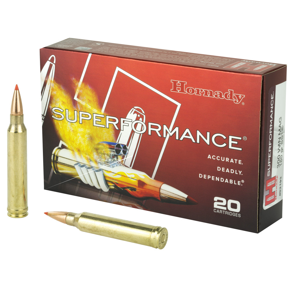 Hornady Superformance 300WIN 180GR SST 20/200
