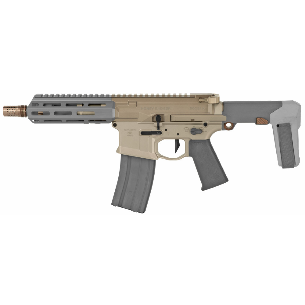 Q HONEY BADGER 300BLK 7" W/BRACE