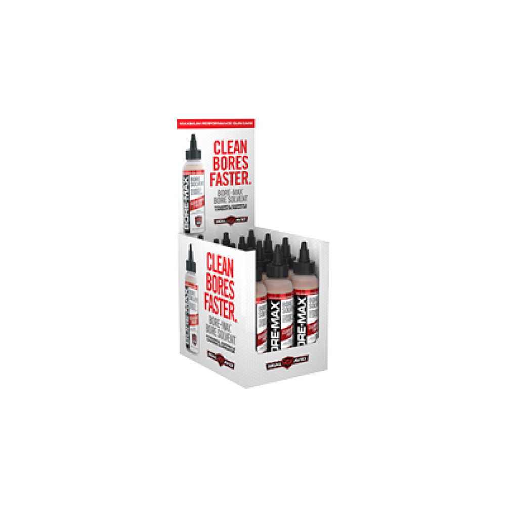 REAL AVID BORE MAX SOLV 4OZ 12PK PDQ