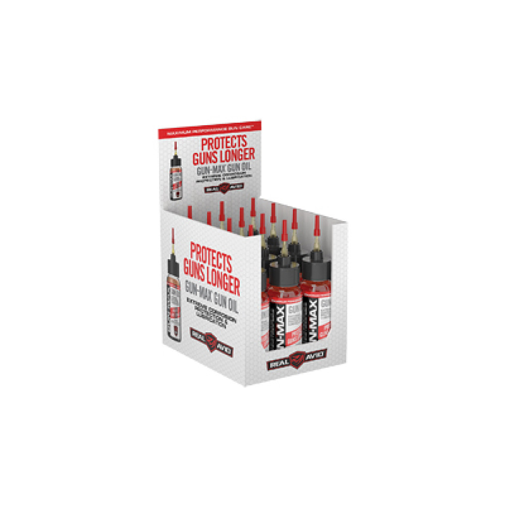 REAL AVID GUN MAX OIL 1OZ 12PK PDQ
