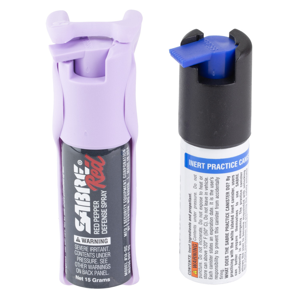 SABRE QUICK GRIP PEPPER SPRAY LAVNDR