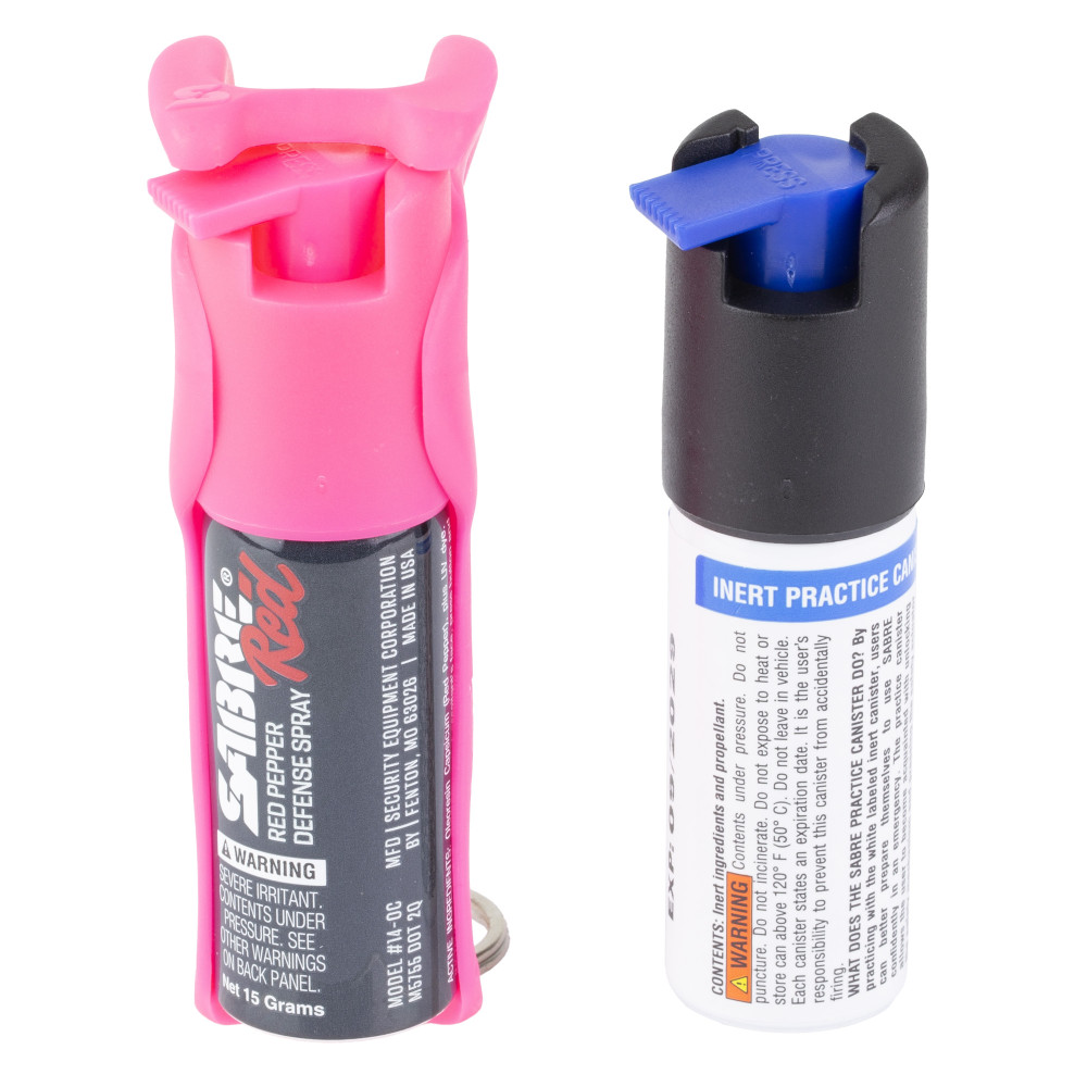 SABRE QUICK GRIP PEPPER SPRAY PINK