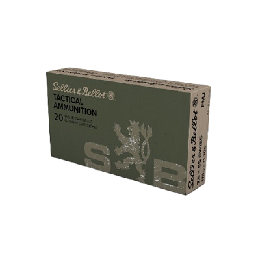 S&B 7.5X55 SWISS 174GR FMJ 20/400