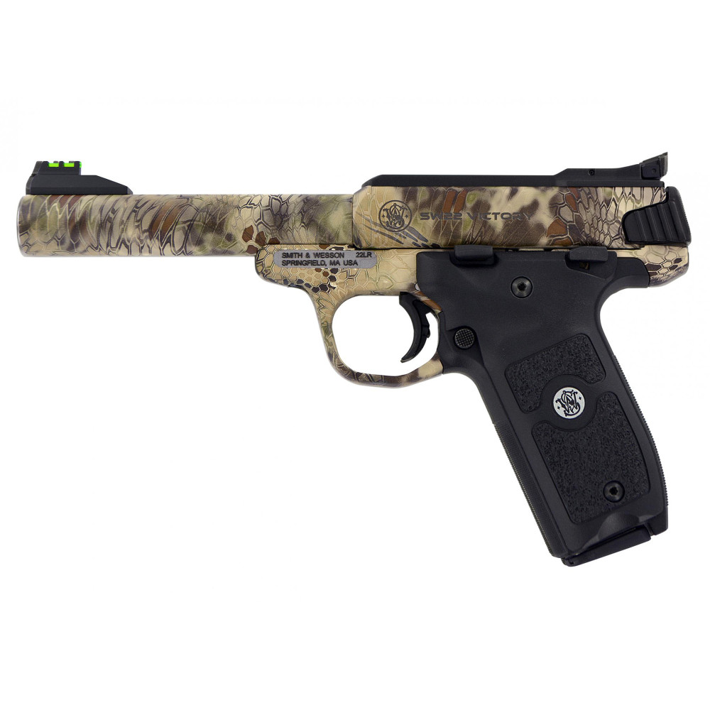 S&W VICTORY 22LR 5.5" 10RD KRYPTEK