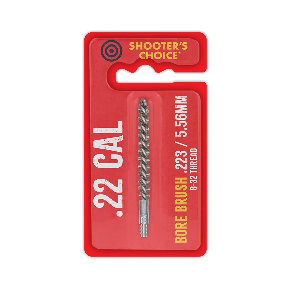 SHOOTERS CHOICE .22CAL BORE BRUSH 3"