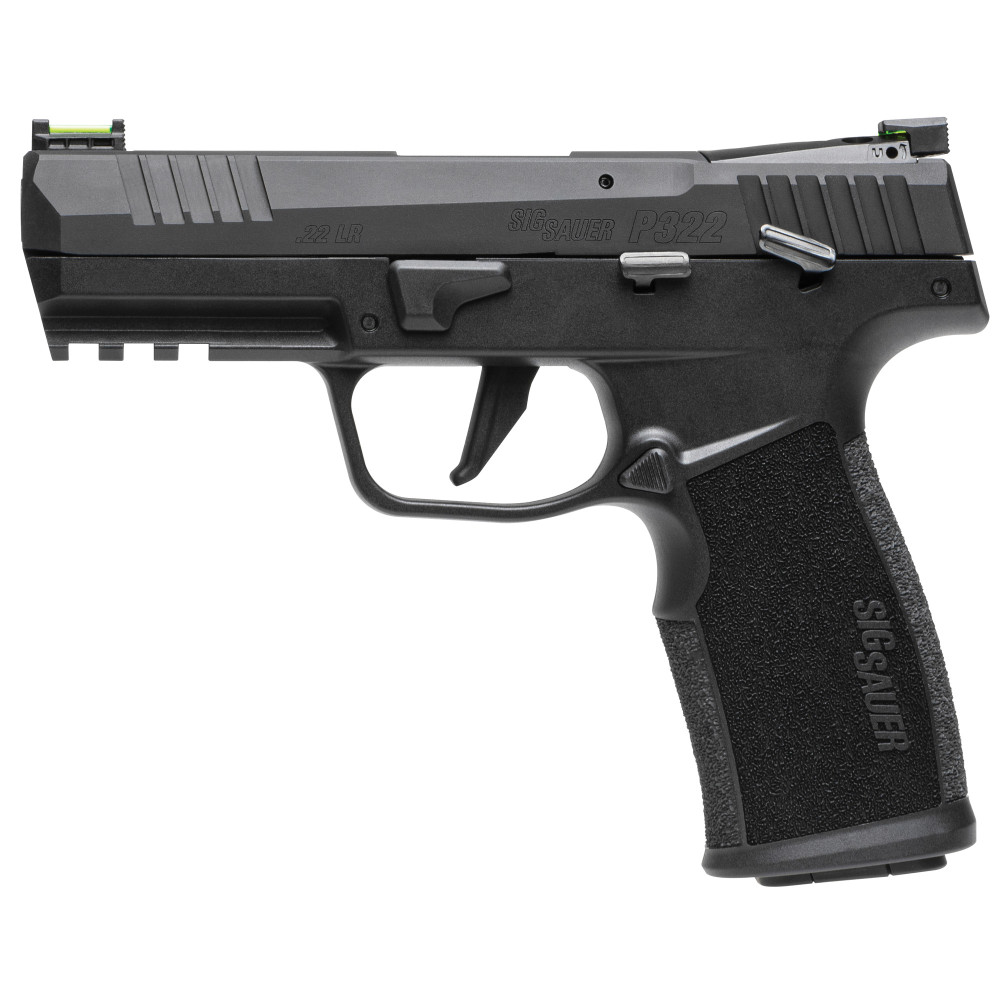 SIG P322 22LR 4" 10RD BLK W/TB ADPTR