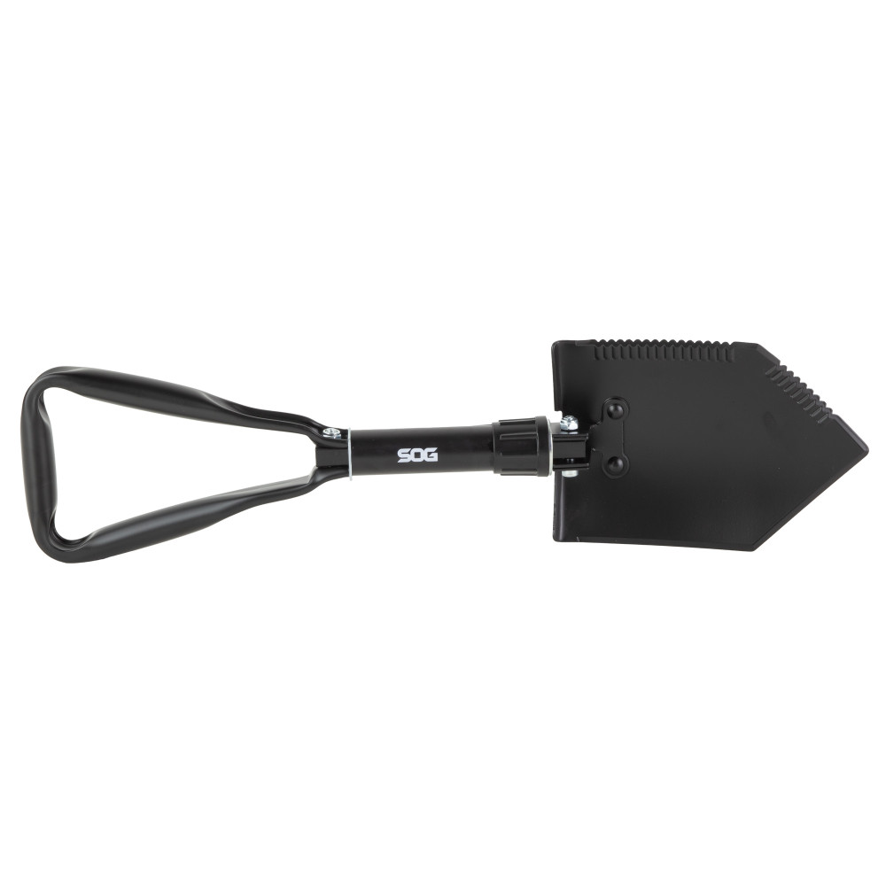 SOG XL ENTRENCHING TOOL BLK W/SHEATH