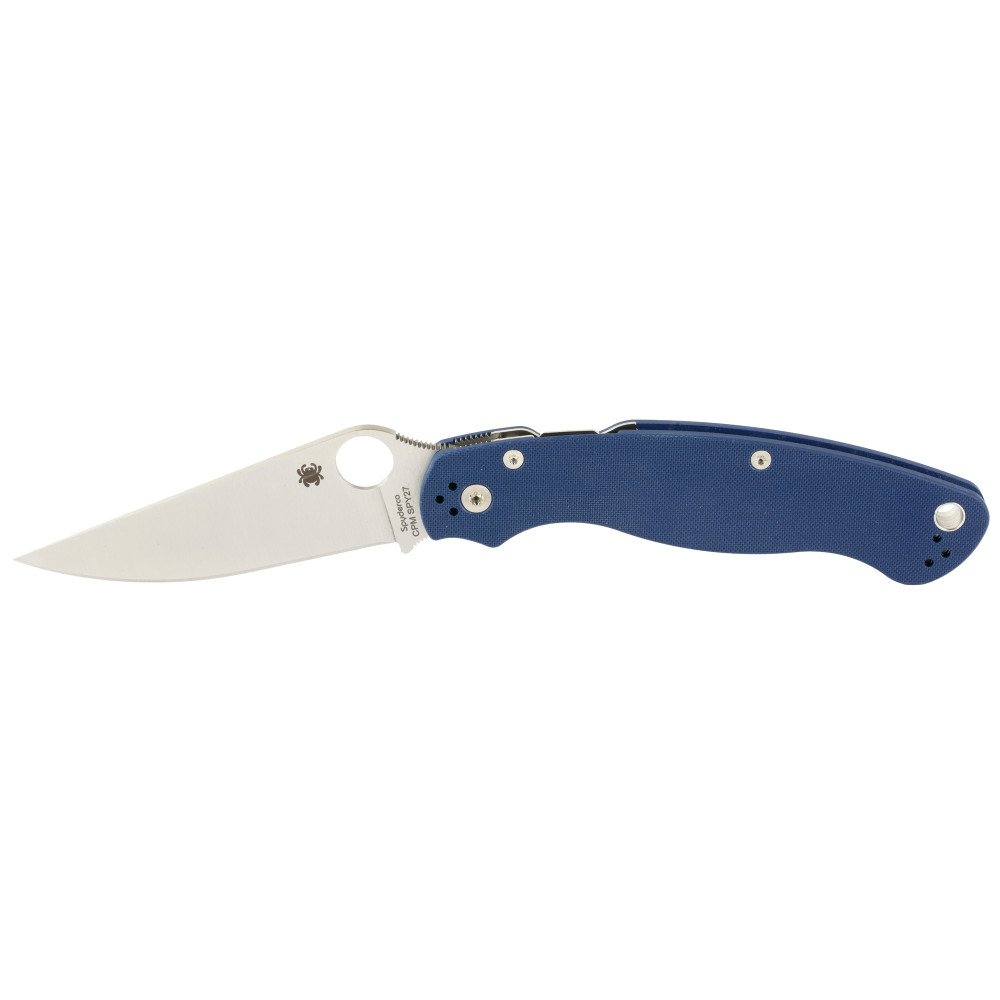 SPYDERCO MILITARY 2 G-10 4" BLUE