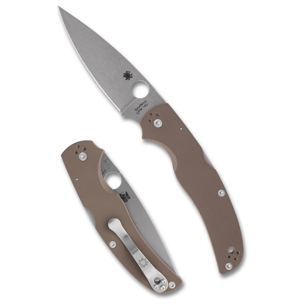 SPYDERCO NATIVE CHIEF 4.08" BRN/SLV