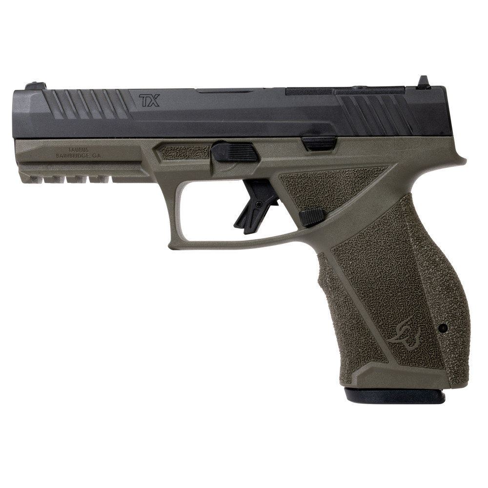 TAURUS TX 9MM 4.5" 17RD ODG/BLK