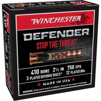 WIN DEFENDER 410GA 2.5" 3/12 DISC 10