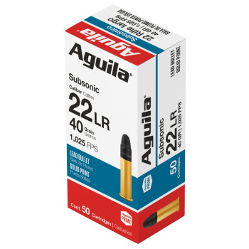 AGUILA 22LR SUBSONIC 40GR 50/1000