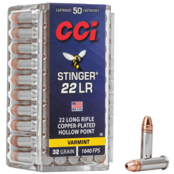 CCI "STINGER" 22LR HP 50/5000