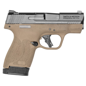 S&W SHIELD PLS 9MM 3.1" 13 TS FDE/BL