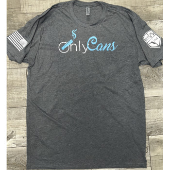 Xtra-Large Grey OnlyCans Tshirt