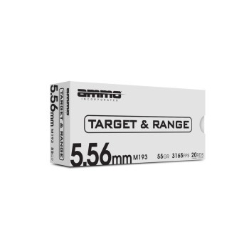 AMMO INC T&R 5.56 55GR M193 20/500
