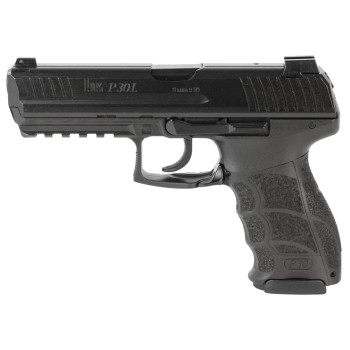 HK P30L 9MM 4.45" 20RD V1 LEM BLK