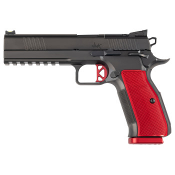 DW DWX 9MM 4.95" BLK/RED FOS OR 19RD