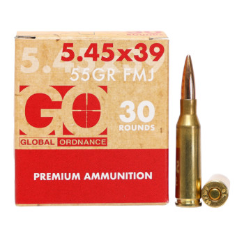 GO 5.45X39MM 55GR FMJ BRASS 30/1350