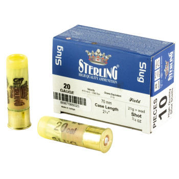 STERLING BIG GAME 20GA SLUG 10/200