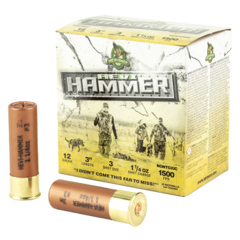 HEVI HAMMER 12GA 3" #3 25/250