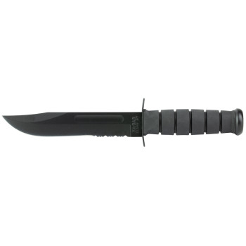 KBAR FIGHTING KNF 7" BLK SRTD W/STH