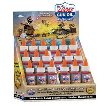 LUCAS HUNTING GUN OIL 2OZ 18PK
