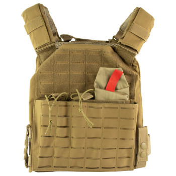 NCSTAR LSR PLATE CARRIER MED-2XL TAN