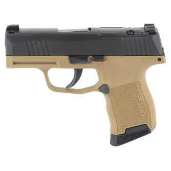 SIG P365 9MM 3.1" 10RD OR BLK/COY