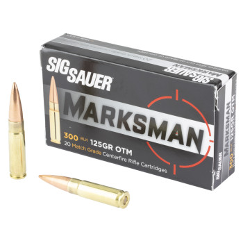 SIG AMMO 300BLK 125GR OTM 20/500